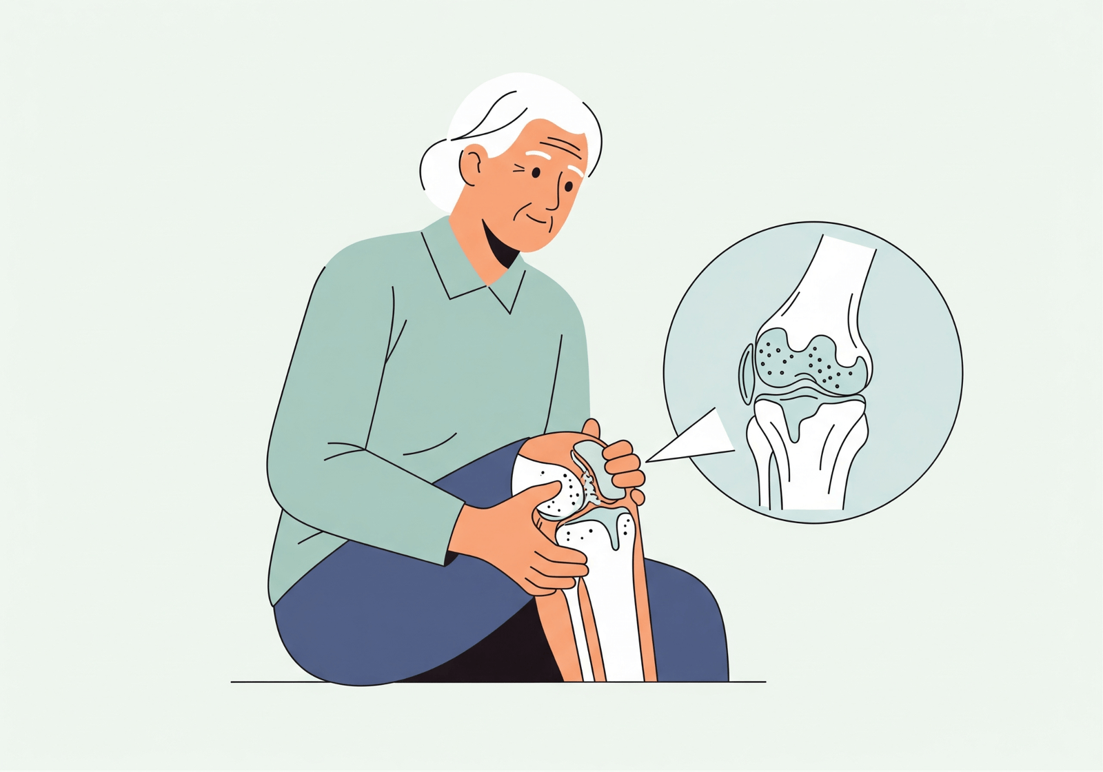 Man checking weight on scale at home